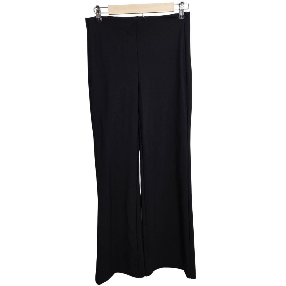 Calvin Klein Women's Black Wide Leg Dress Pants Size‎ S Elastic Waistband